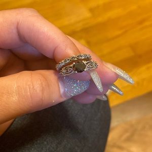 Women wedding ring set